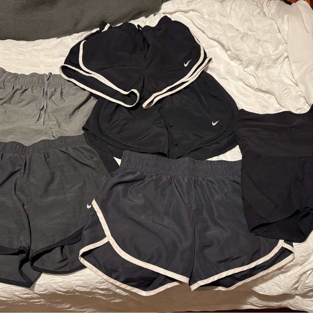 Nike Black and Gray Shorts Collection